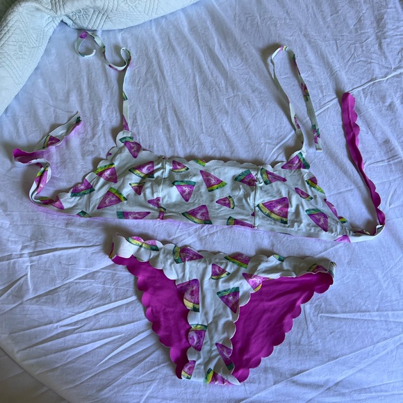 PilyQ Reversible pink and white bikini - Picture 3 of 3